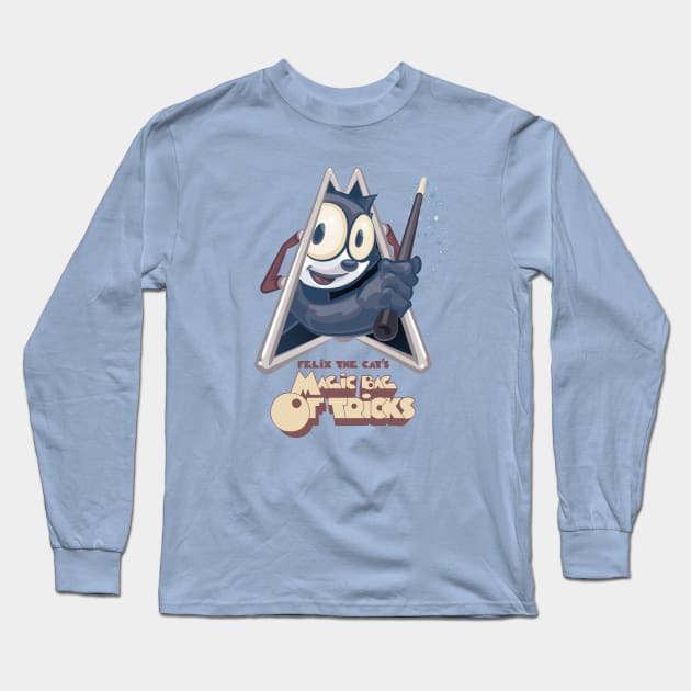 Felix's Magic Bag of Tricks Long Sleeve T-Shirt by majanation